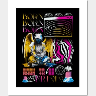 Born to be free Pop art Surreal style Posters and Art